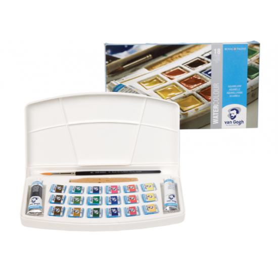 ROYAL TALENS ΧΡΩΜΑ ΑΚΟΥΑΡΕΛΛΑΣ 18 ΧΡΩΜΑΤΑ VΑΝ GOGH ROYAL TALENS ΧΡΩΜΑ ΑΚΟΥΑΡΕΛΛΑΣ 18 ΧΡΩΜΑΤΑ VΑΝ GOGH
